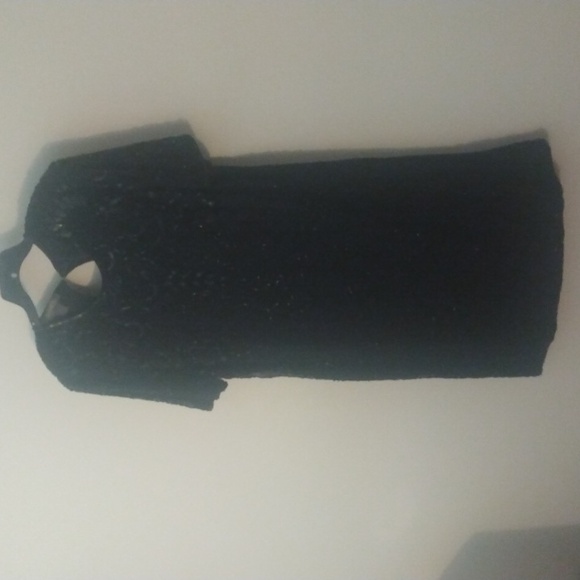 Pretty black sequin dress Size 22-24.  "Designs" by Lane Bryant - Picture 2 of 11